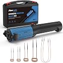 Induction Heater 1200W, Magnetic Heat Tool Kit for Automotive Bolt Removal with 6 Coils and LED Light for Rusted Suspension and Exhaust Repair, Blue