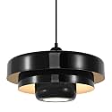 Industrial Black Metal Pendant Light Kitchen Island Vintage Hanging Lamp, Adjustable Ceiling Light for Kitchen Island, Dining Room, Bar, Farmhouse Decor