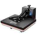 Industrial Heat Press Machine 16x20 Inch, 1700W Fast Heat Up with Digital Timer/Temp Control, Adjustable Pressure for Fabrics, Ceramics & Custom Transfers