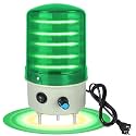 Industrial Warning Light Metal Tower Lights 3 Layer 110V AC Column Signal Baseball Tower Indicator Lamp Beacon, Continuous with Buzzer Red Green Yellow