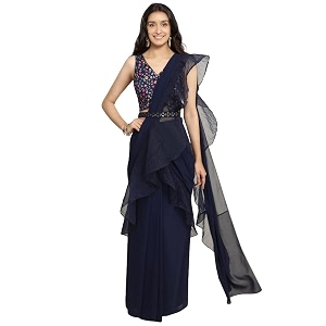 indya georgette western skirt