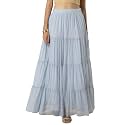 Indya Net A-Line Skirt