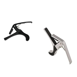 inefable guitar metal capo one handed quick change for ukulele electric amp acoustic guitars green - pack of 1
