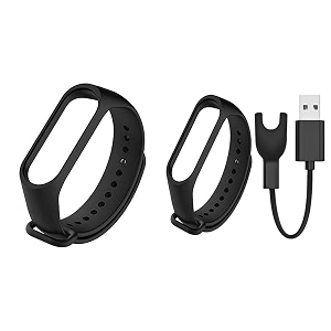 inefable silicone wristband band straps for original mi 3 amp mi 4 bands with one year warranty blac