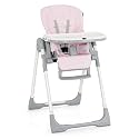 INFANS High Chair for Babies and Toddlers, Reclining Seat, Pink