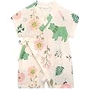 Infant Kimono Robe Newborn Cotton Yarn Robe Baby Romper