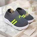 Infant Shoes for Baby Boys & Girls | Musical Sound Walking Shoes | First Walker Shoes for Toddlers | Lightweight Breathable Knit Sneakers | Soft Sole Comfortable Slip On Shoes for Newborns, Babies & Kids