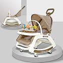 INFANTSO Baby Rocker &amp; Bouncer for 0 to 2 Years (Blue), Portable Rocker for Newborn with Mosquito Net, Calming Vibrations, Soft Music &amp; 3 Hanging Toys, 5-Point Safety Harness