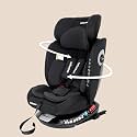 Infantso Premium RIDE-ON (6 in 1) - ISOFIX (ECE R44/04 Certified) Car Seat 360° Rotating Recliner Baby Car Seat for 0 to 12 Years Convertible Carseat for Baby &amp; Kids | Forward Facing &amp; Rear Facing, 5-Adjustable Reclin