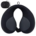 INFANZIA Kids Travel Neck Pillow, Chin Support for Car Seat & Plane, Black