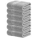 Infinitee Xclusives 100% Cotton Hand Towels for Bathroom - Set of 6