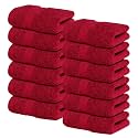 Infinitee Xclusives 100% Cotton Luxury Wash Cloths for Showering - 12 Pack