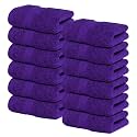 Infinitee Xclusives 100% Cotton Luxury Wash Cloths for Showering - 12 Pack