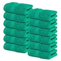 Infinitee Xclusives 100% Cotton Luxury Wash Cloths for Showering - 12 Pack