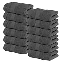 Infinitee Xclusives 100% Cotton Luxury Wash Cloths for Showering - 12 Pack