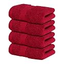 Infinitee Xclusives 100% Cotton Luxury Wash Cloths for Showering - 4 Pack