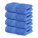 Infinitee Xclusives 100% Cotton Luxury Wash Cloths for Showering - 4 Pack
