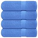 Infinitee Xclusives 100% Ring-Spun Cotton Bath Towels for Bathroom - Pack 4