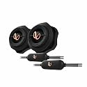 Infinity Car Tweeter Primus 753T | Peak Power - 120W | RMS Power - 40W |3/4 Inch High Efficiency Silk Dome Car Tweeter | Pair of Black