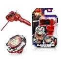 Infinity Nado S7 Rack Launcher Defense Top Set – Metal, Red, Ages 5+