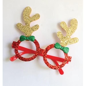 infispace christmas glitter reindeer antler glasses frame goggles for boys amp girls