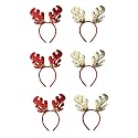 Infispace Reindeer Velvet Antlers Headband/Santa Hat Headgear for Christmas Xmas Party