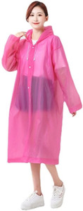 infispace solid women raincoat