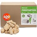 Inflame Fire Starters 400 pcs - Fire Starters for Campfires, Charcoal, BBQ