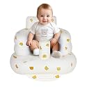 AirSwim Inflatable Baby Seat, Inflatable Baby Chair with Built-in Pump
