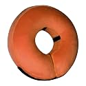 Inflatable Dog Cone Collar-Soft Protective Cone for Surgery, Donut Collar for Large, Medium, Small Dogs and Cats (Orange, Small)