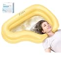 Inflatable Portable Shampoo Bowl,Hair Washing Bowl with Drain Hose