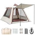 Inflatable Tent for Camping, 4-6 Person Blow Up Glamping Tent
