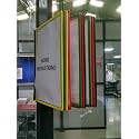 Infomate Plastic Wall Unit Hanging Documents Storage Folders - 10 (A4, Multicolored folders)