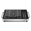 Infrared Cooktop 2500W | Works with All Cookware – Iron, Steel, Aluminium, Ceramic | Free Grill Rack | Pan Detection, 8 Temp Levels, Timer, Digital Display | 1 Year Warranty