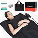 Sauna Blanket for Home: Portable Full Body Detox Wrap with Deep Heat Relaxation - Adjustable 86-176°F 20-60 Min Timer Waterproof Foldable Design 71 x 31.5 Inch