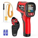 Infrared Thermometer Laser Temperature Gun, Adjustable Emissivity, 1202℉