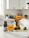 INGCO 12V Cordless Impact Drill Machine, 18+1+1, 20Nm, Variable Speed, LED, with 2pcs 1.5Ah Batteries and Drill Bits, Cordless Drill