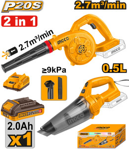 INGCO 2 Pcs Cordless combo kit COSLI240999