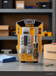 ingco 24 pcs screwdriver bit set hksdb0248 screwdriver bit set