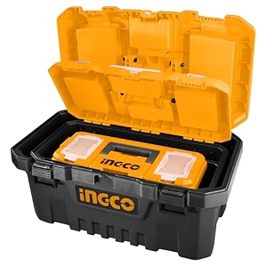 ingco 3 pcs plastic tool boxes set
