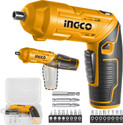 INGCO 4V Lithium-Ion Cordless Standard Screwdriver Set