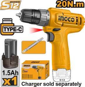 ingco cdli12456 cordless drill