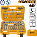 INGCO HKTS12602 62 Pcs 1/2 inch socket set Socket Set