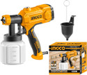INGCO Pure Copper Nozzle Spray Gun sprayer HVLP Sprayer (Yellow)