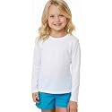 INGEAR Girls Long Sleeve Rash Guard Swim Shirt Outdoor Sports Shirt Lightweight Athletic Tee Protective