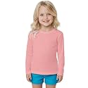INGEAR Girls Long Sleeve Rash Guard Swim Shirt Outdoor Sports Shirt Lightweight Athletic Tee Protective Quick Dry