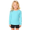 INGEAR Girls Long Sleeve Rash Guard Swim Shirt Outdoor Sports Shirt Lightweight Athletic Tee Protective Quick Dry