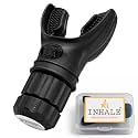 Inhale Lung Trainer | Breathing Exercise Device for Lungs | Made in USA | Lung Exerciser Device | Breathing Trainer | Adjustable Resistance | Medical Grade Silicone Mouthpiece | Carrying Case included