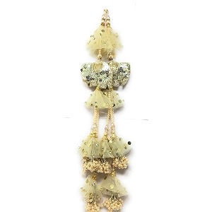 set of 2 latkan gold colour 30 cm long 15145 water gold