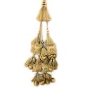Set of 2 Latkan (Gold Colour, 30 cm Long, 15145) (Beige)